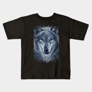 A Wolf's Spirit - Retro Kids T-Shirt